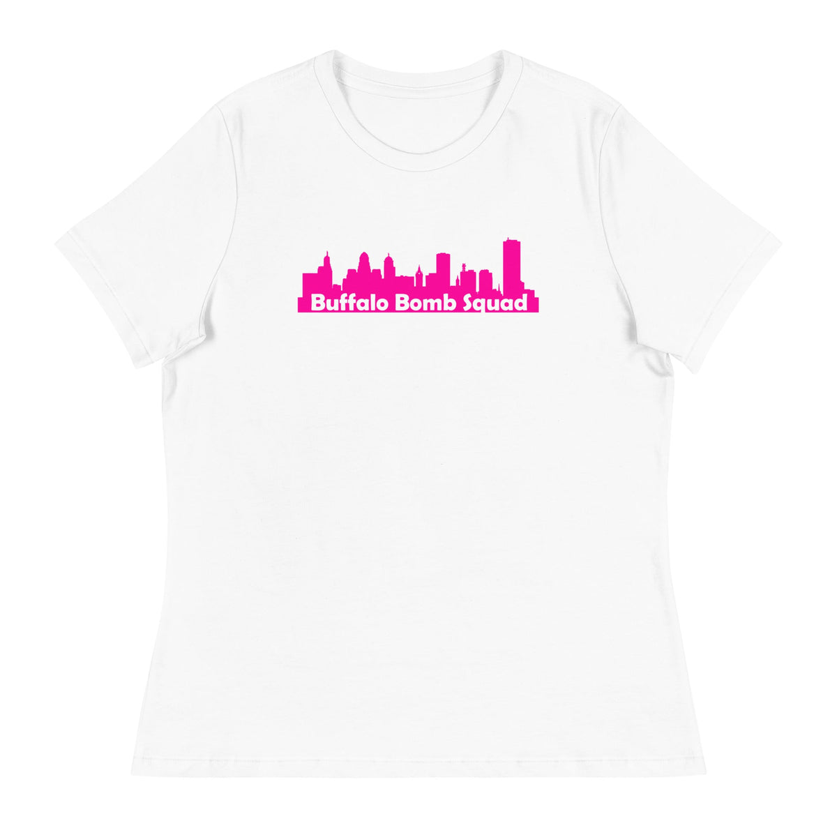 Performance | Women's Relaxed T Shirt | Buffalo Bomb Squad 16u | Skyline Logo