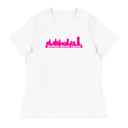 Performance | Women's Relaxed T Shirt | Buffalo Bomb Squad 16u | Skyline Logo