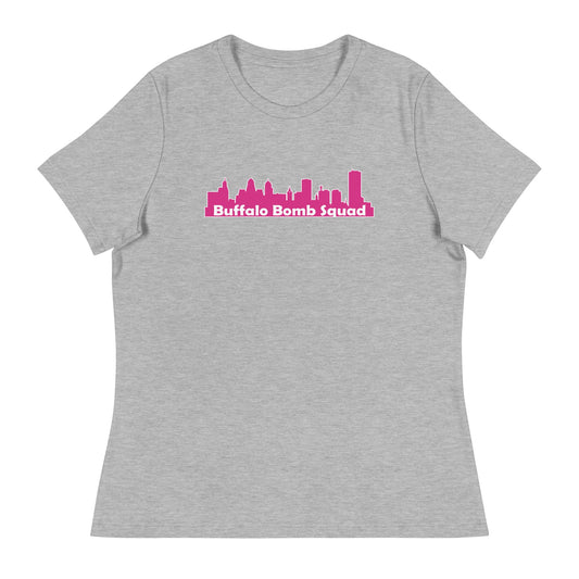 Performance | Women's Relaxed T Shirt | Buffalo Bomb Squad | Skyline Logo