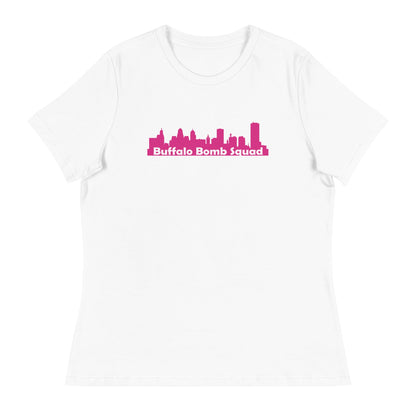 Performance | Women's Relaxed T Shirt | Buffalo Bomb Squad | Skyline Logo