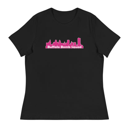 Performance | Women's Relaxed T Shirt | Buffalo Bomb Squad | Skyline Logo