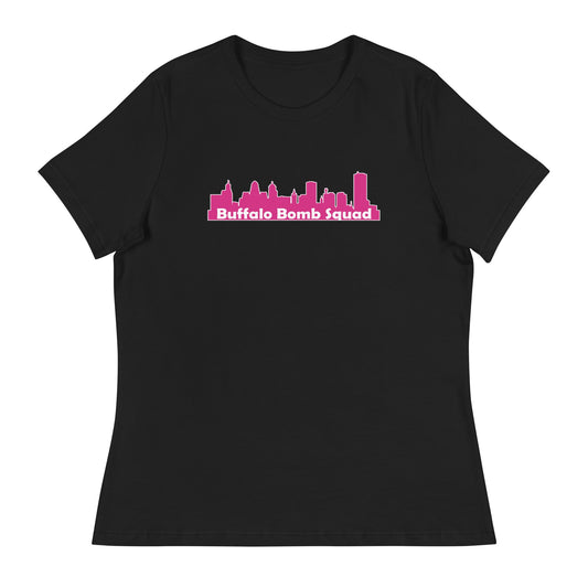 Performance | Women's Relaxed T Shirt | Buffalo Bomb Squad | Skyline Logo