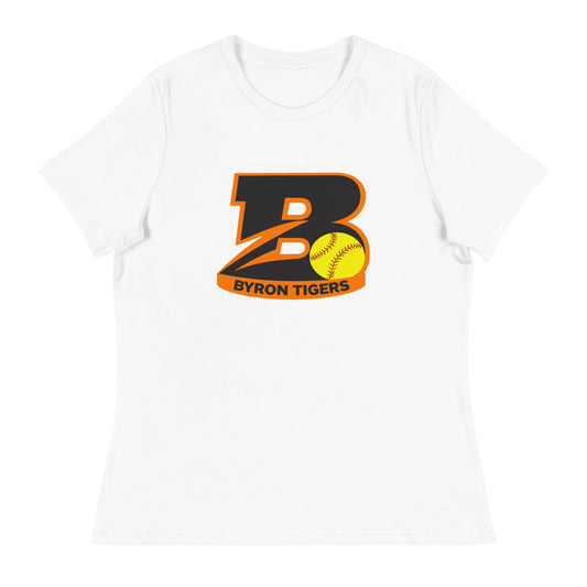 Performance | Women's Relaxed T Shirt | Byron High School Softball | Softball Logo
