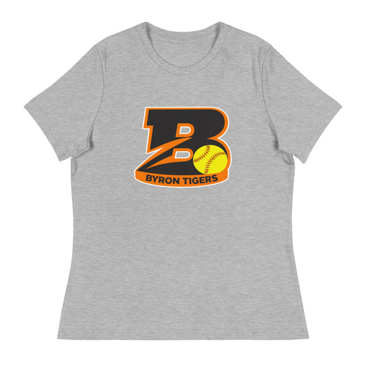 Performance | Women's Relaxed T Shirt | Byron High School Softball | Softball Logo