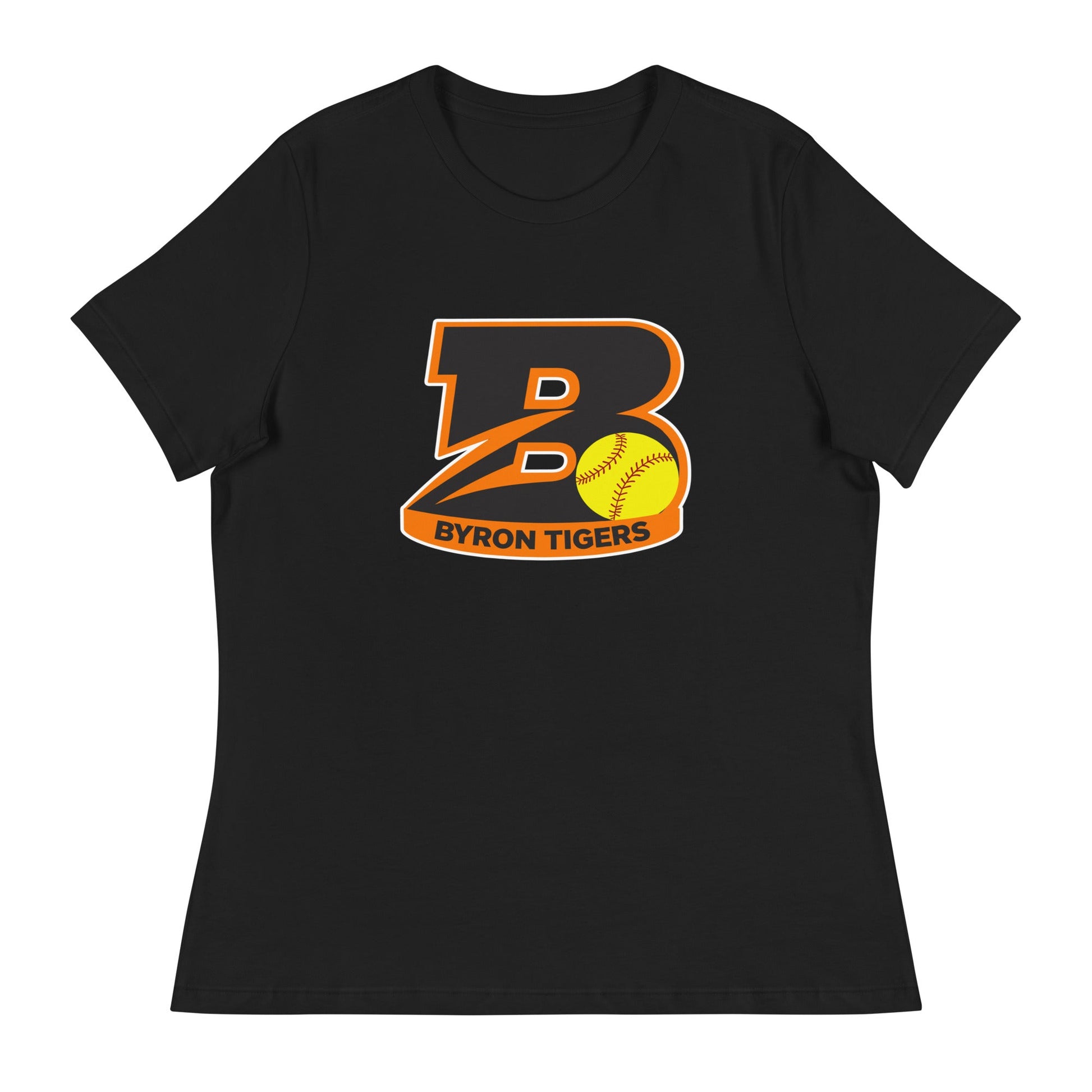 Performance | Women's Relaxed T Shirt | Byron High School Softball | Softball Logo