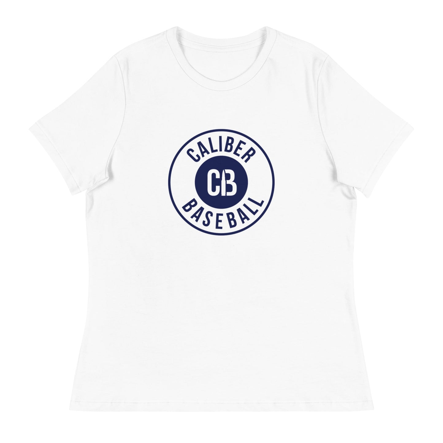 Performance | Women's Relaxed T Shirt | Caliber Baseball | Badge Logo
