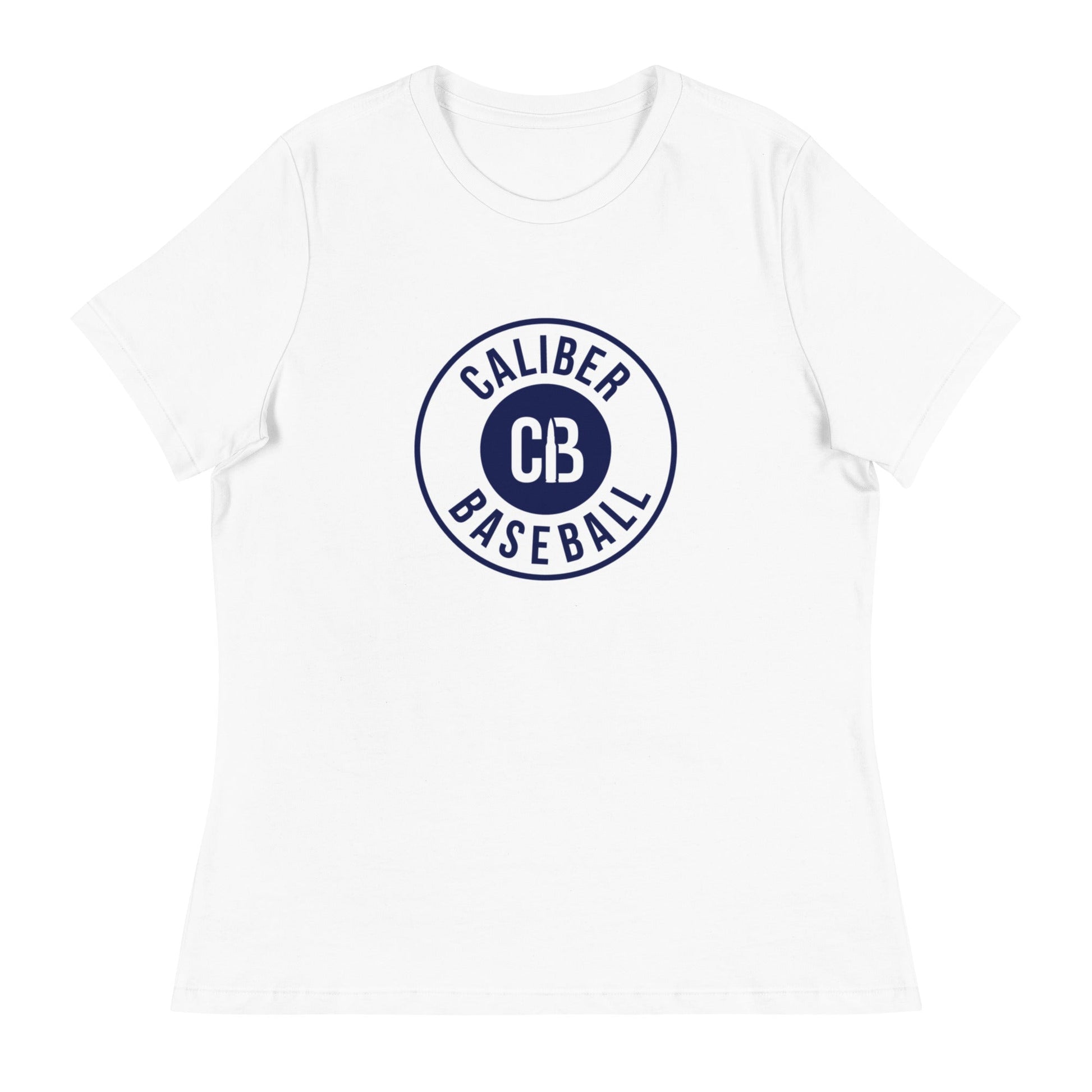 Performance | Women's Relaxed T Shirt | Caliber Baseball | Badge Logo