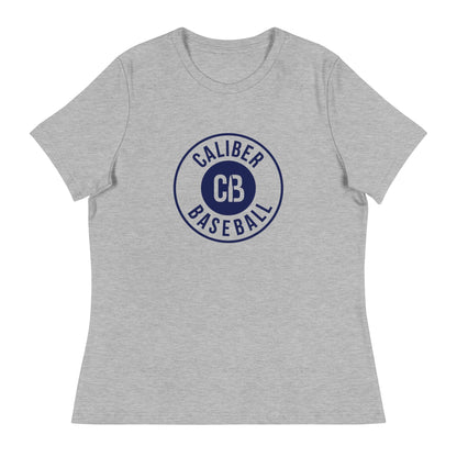 Performance | Women's Relaxed T Shirt | Caliber Baseball | Badge Logo