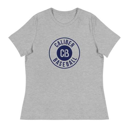 Performance | Women's Relaxed T Shirt | Caliber Baseball | Badge Logo