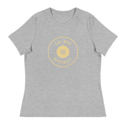 Performance | Women's Relaxed T Shirt | Caliber Baseball | Crest Logo