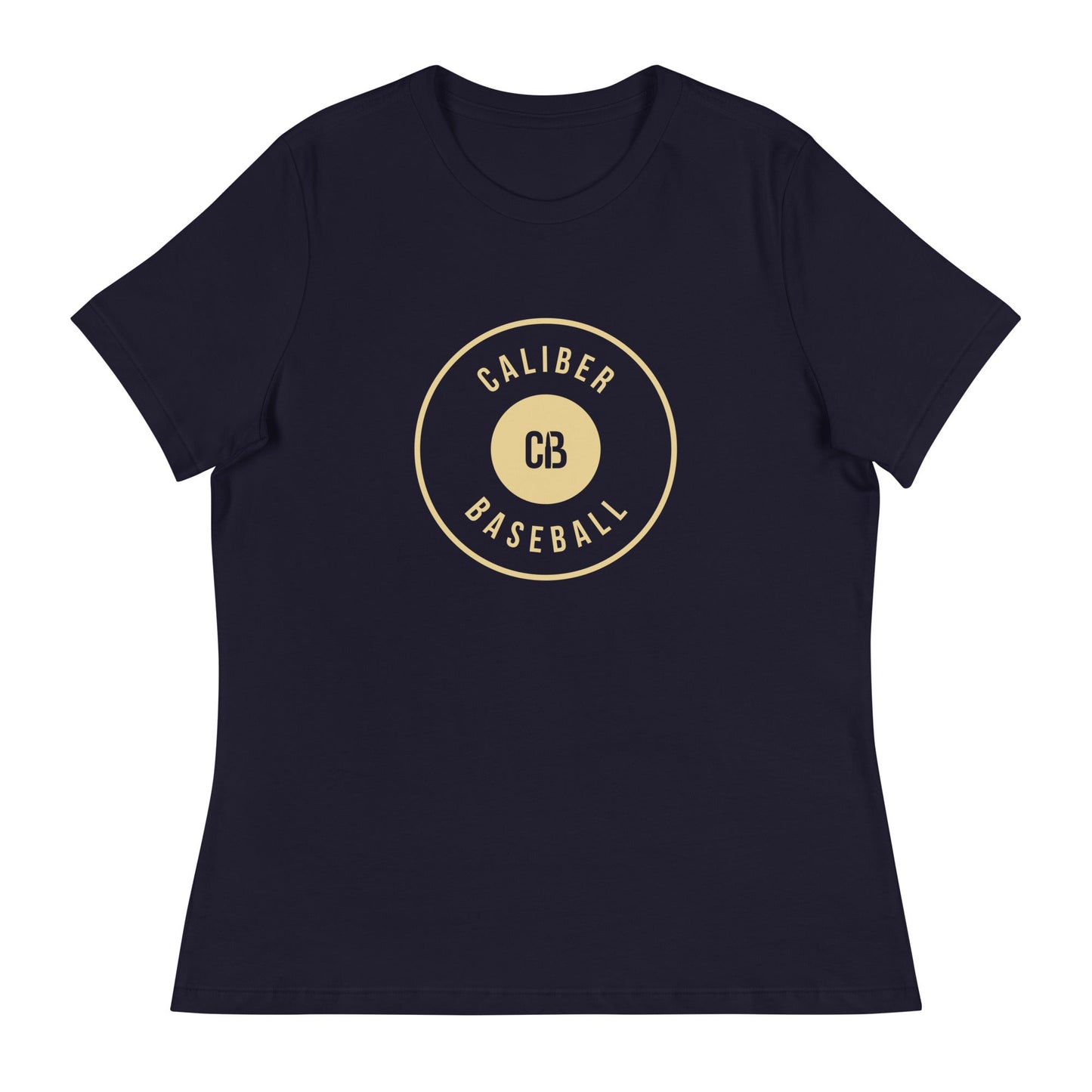 Performance | Women's Relaxed T Shirt | Caliber Baseball | Crest Logo