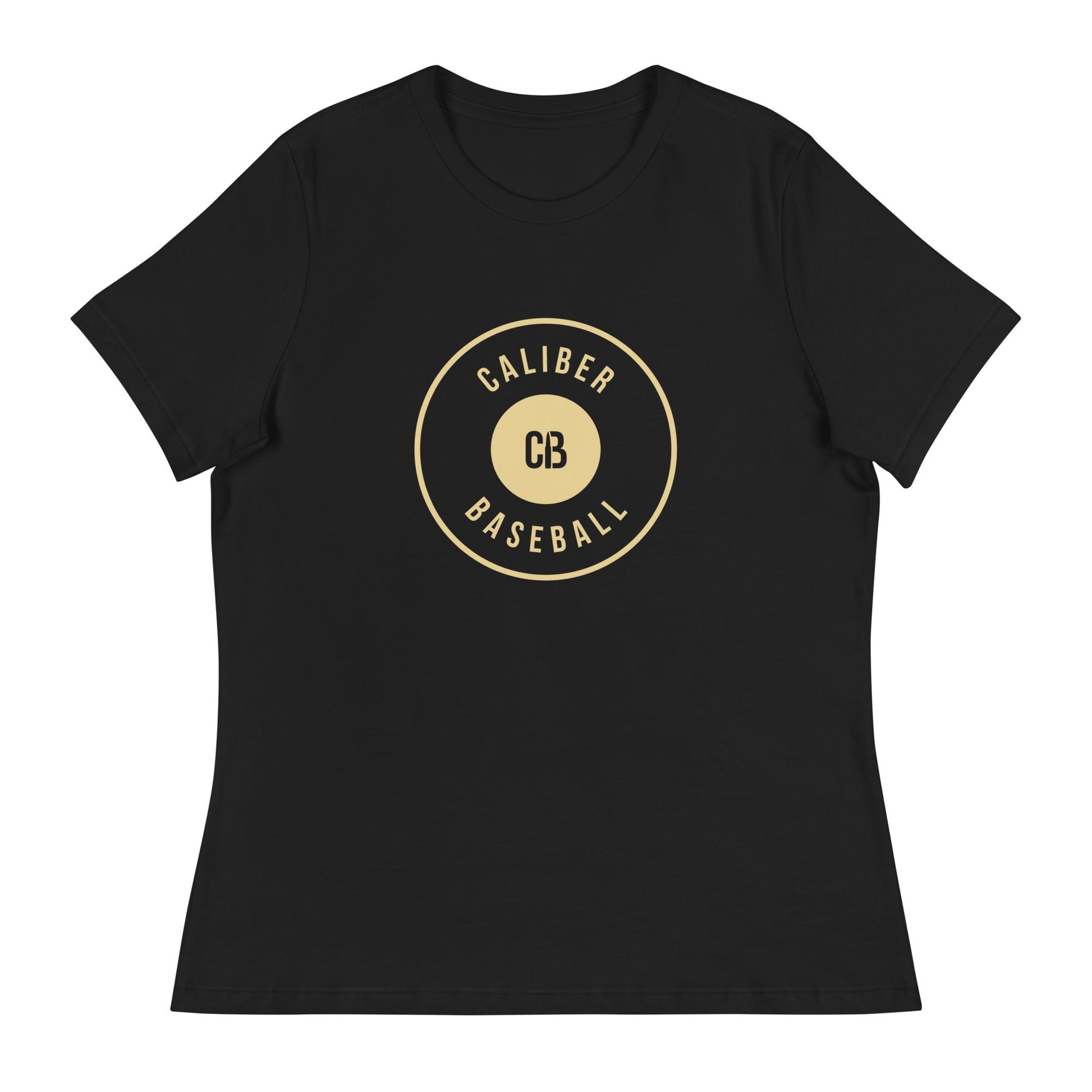 Performance | Women's Relaxed T Shirt | Caliber Baseball | Crest Logo