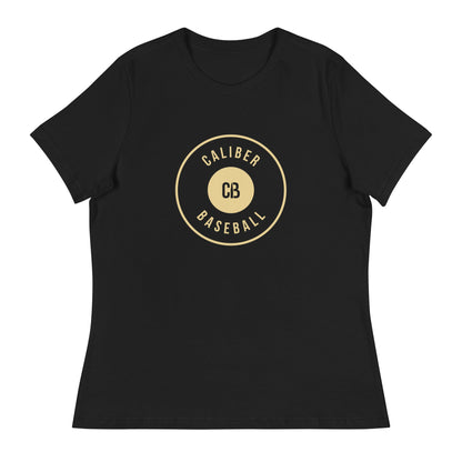 Performance | Women's Relaxed T Shirt | Caliber Baseball | Crest Logo