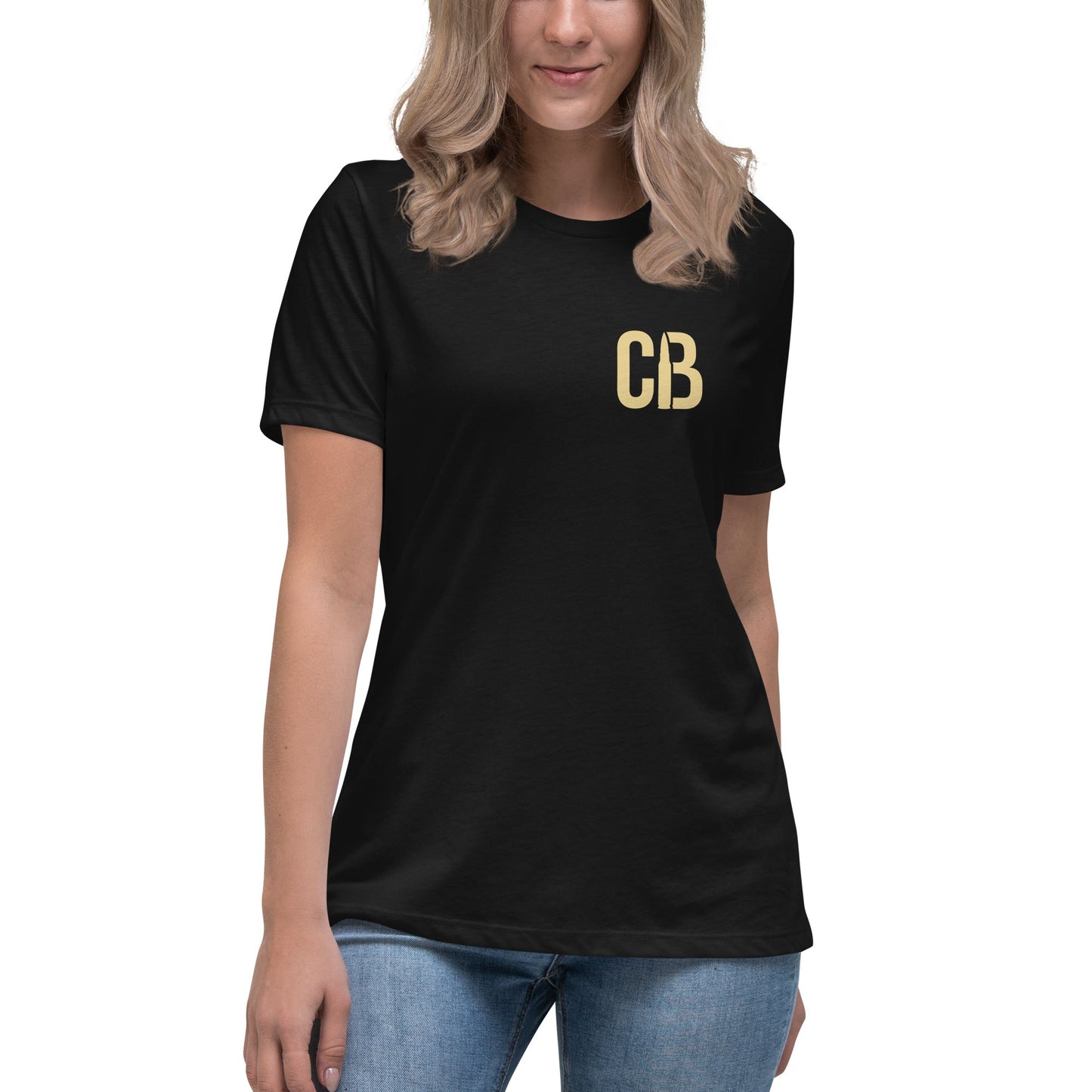 Performance | Women's Relaxed T Shirt | Caliber Baseball | Mark Logo
