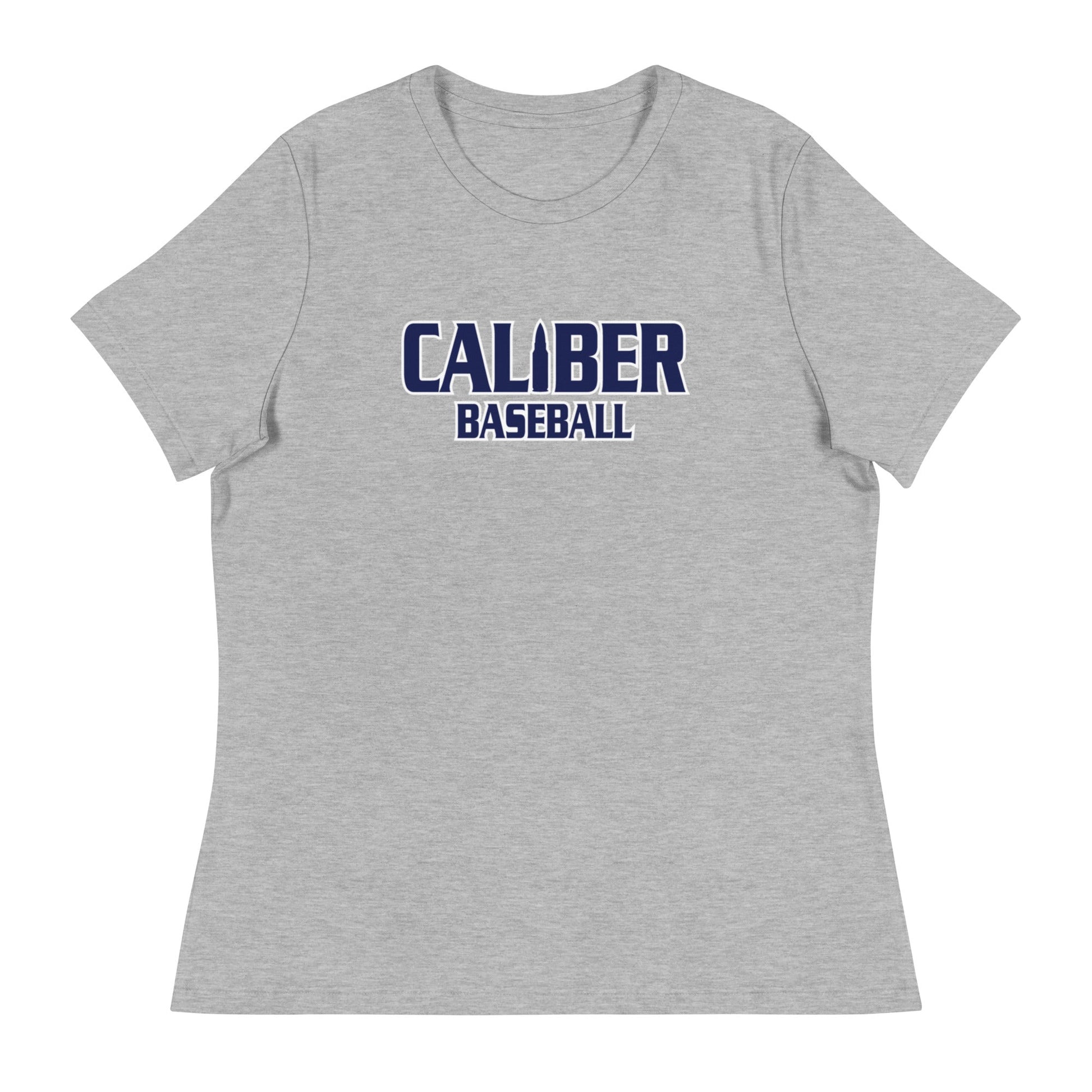 Performance | Women's Relaxed T Shirt | Caliber Baseball | Varsity Script Logo