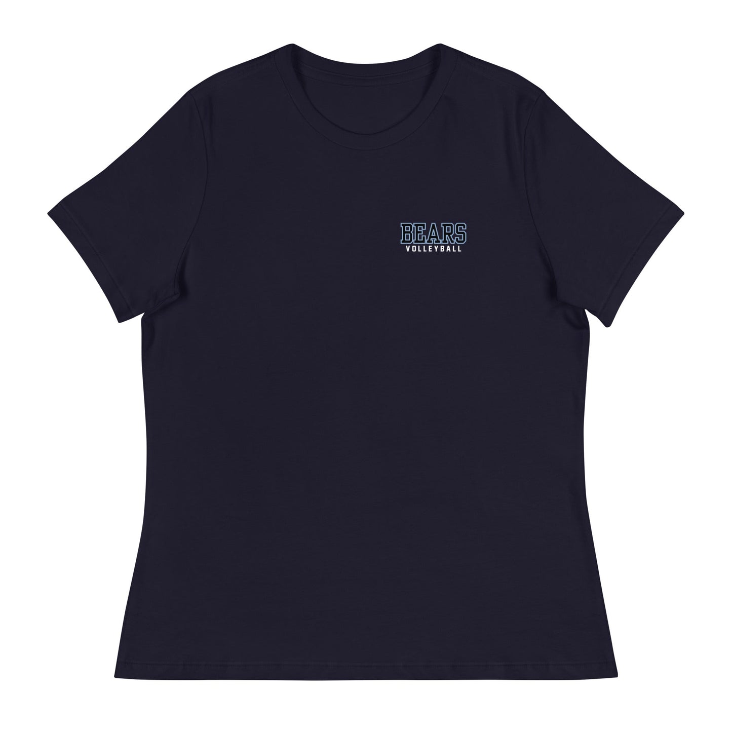 Performance | Women's Relaxed T Shirt | Cambridge Volleyball | Block Bears Logo