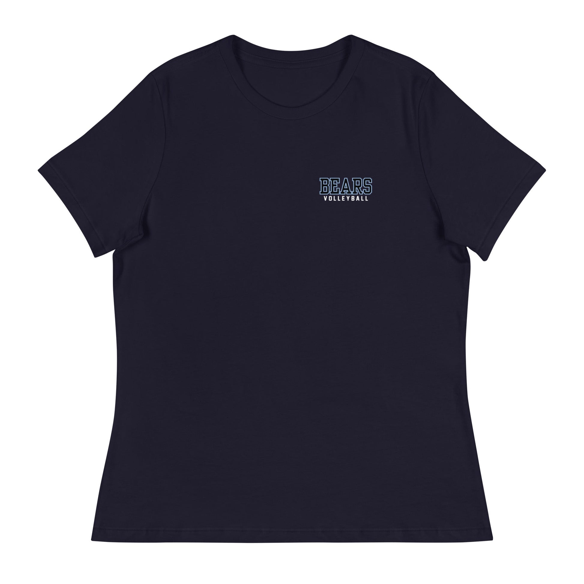 Performance | Women's Relaxed T Shirt | Cambridge Volleyball | Block Bears Logo