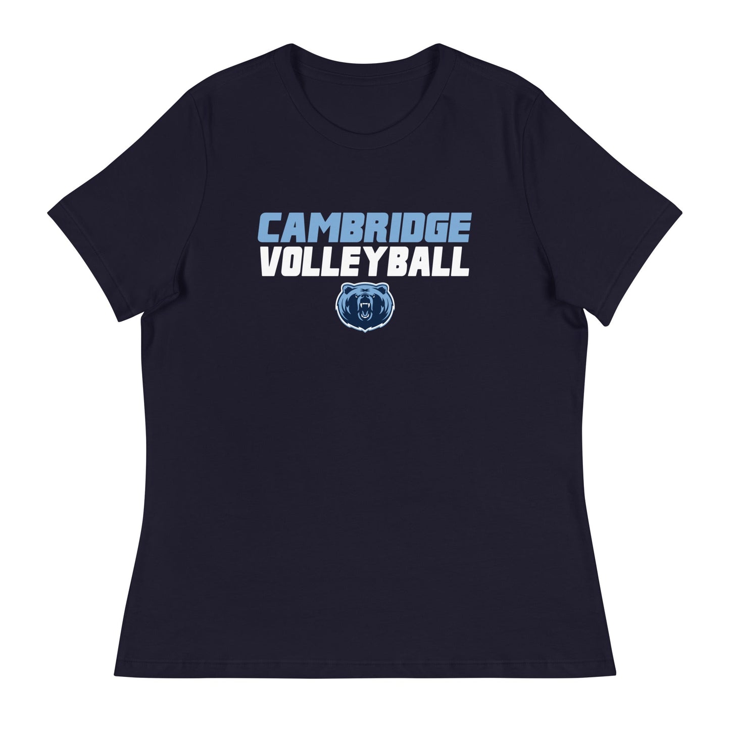 Performance | Women's Relaxed T Shirt | Cambridge Volleyball | Modern Logo