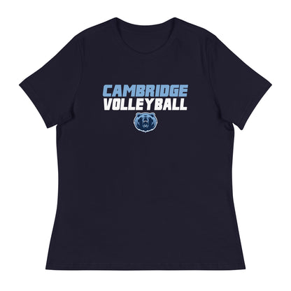 Performance | Women's Relaxed T Shirt | Cambridge Volleyball | Modern Logo