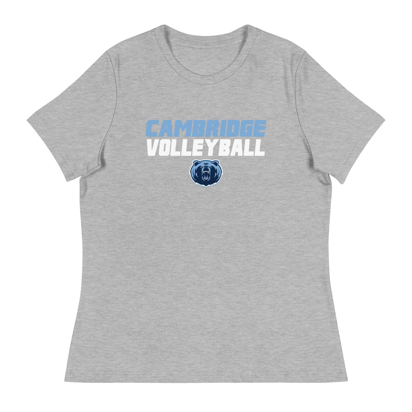 Performance | Women's Relaxed T Shirt | Cambridge Volleyball | Modern Logo