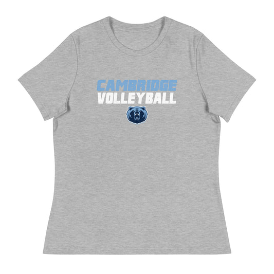 Performance | Women's Relaxed T Shirt | Cambridge Volleyball | Modern Logo