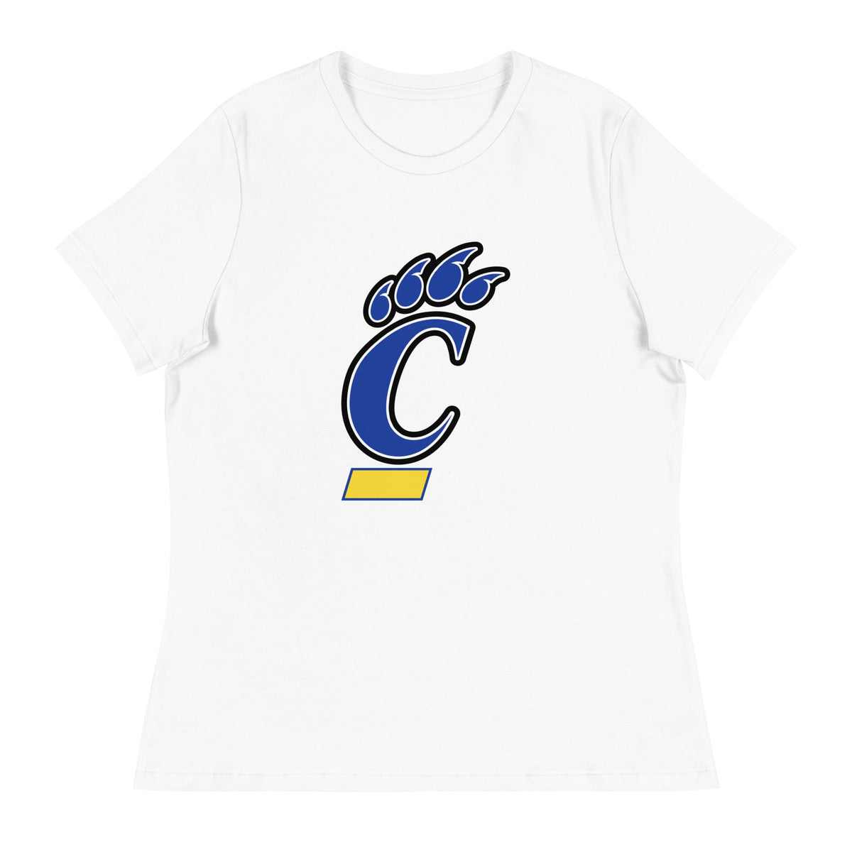 Performance | Women's Relaxed T Shirt | Campbellsport Cougars | Crest Logo
