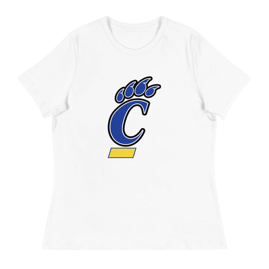 Performance | Women's Relaxed T Shirt | Campbellsport Cougars | Crest Logo