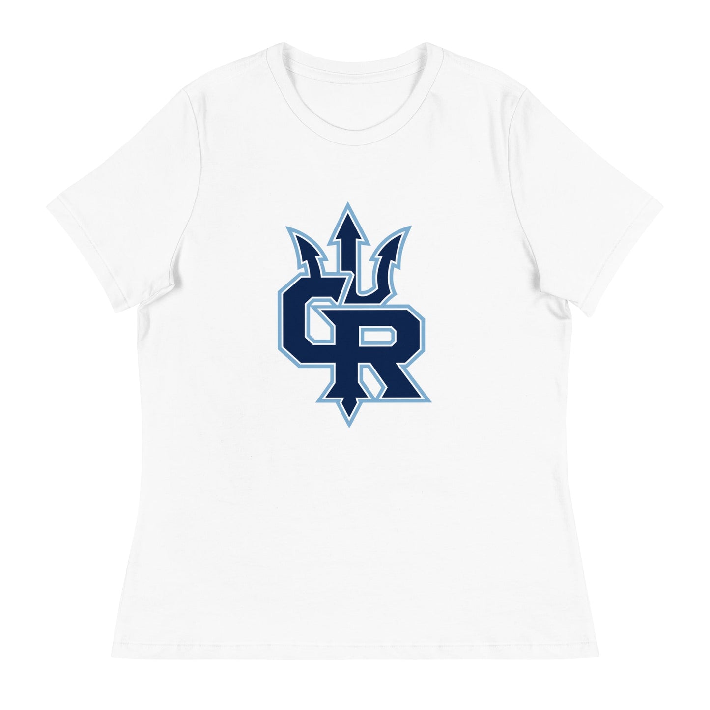Performance | Women's Relaxed T Shirt | Cape Riptides Baseball | Emblem Logo