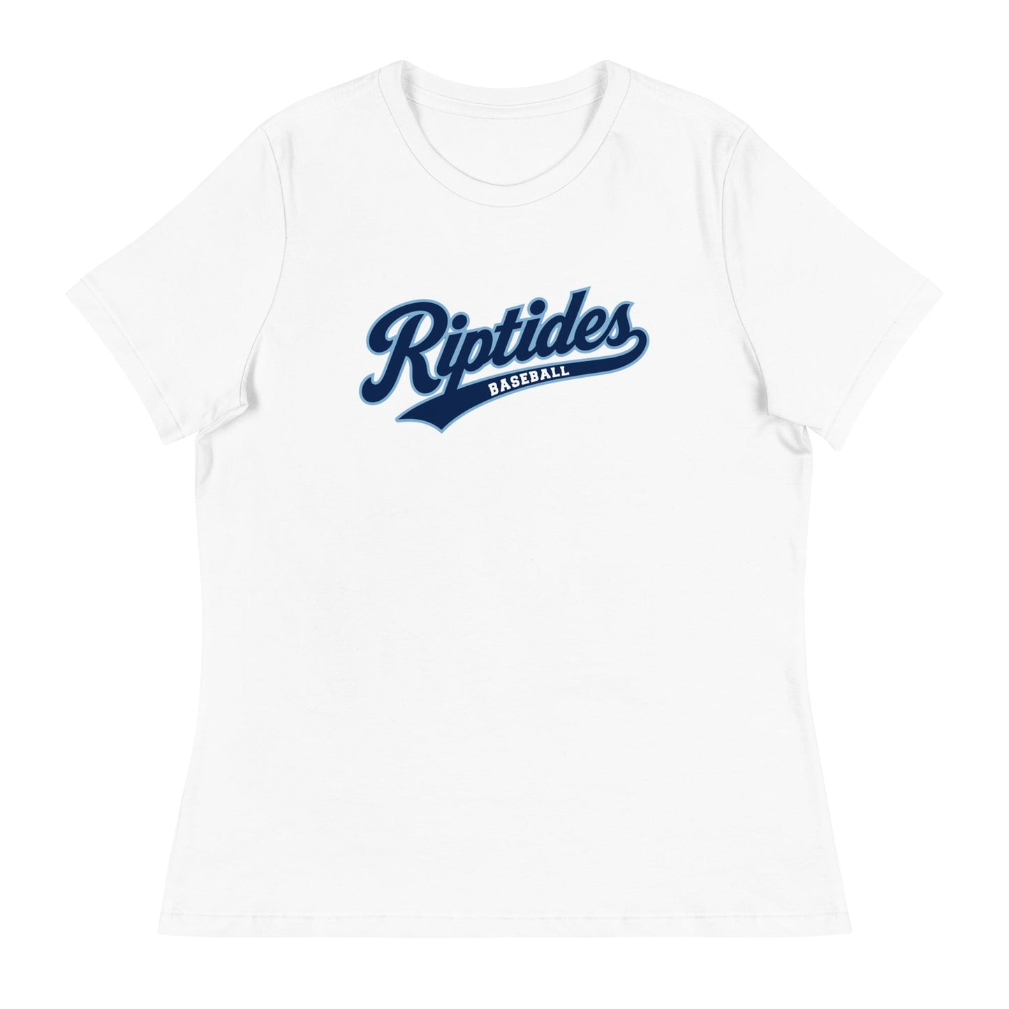 Performance | Women's Relaxed T Shirt | Cape Riptides Baseball | Modern Script Logo