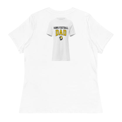 Performance | Women's Relaxed T Shirt | Cardinal Ohara Hawks | Football Dad Logo