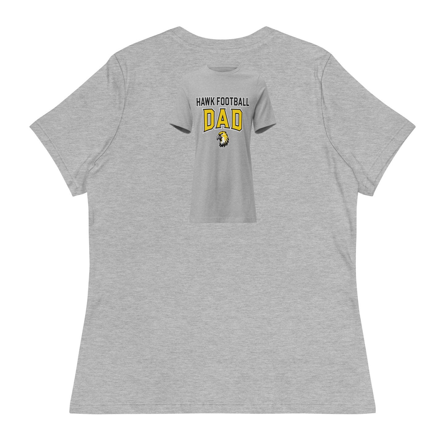 Performance | Women's Relaxed T Shirt | Cardinal Ohara Hawks | Football Dad Logo