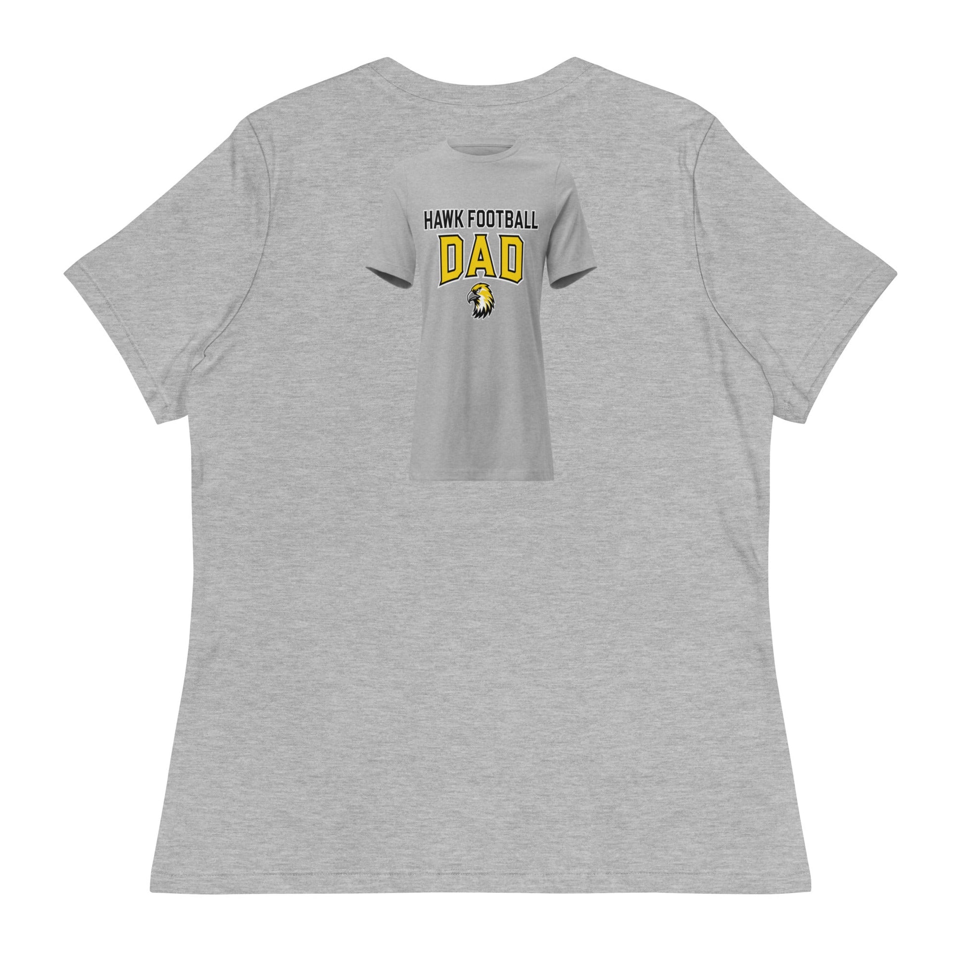 Performance | Women's Relaxed T Shirt | Cardinal Ohara Hawks | Football Dad Logo