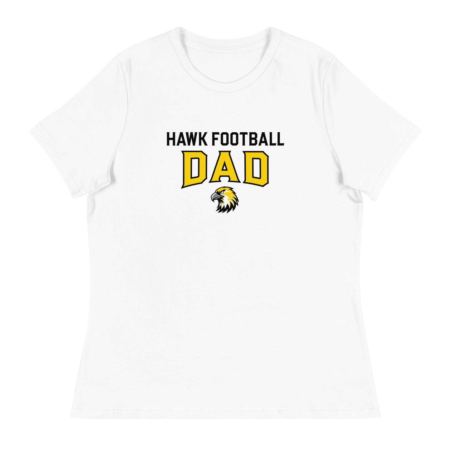 Performance | Women's Relaxed T Shirt | Cardinal Ohara Hawks | Football Dad Logo