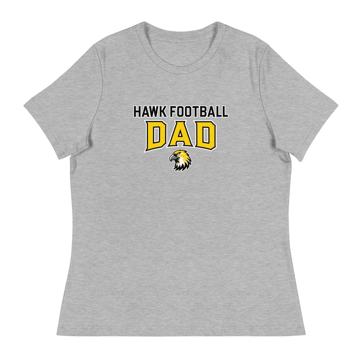 Performance | Women's Relaxed T Shirt | Cardinal Ohara Hawks | Football Dad Logo
