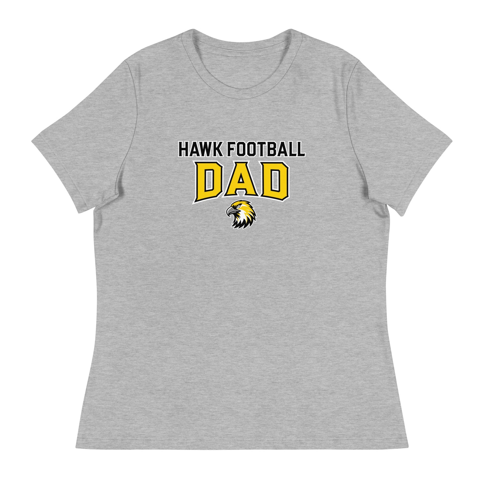 Performance | Women's Relaxed T Shirt | Cardinal Ohara Hawks | Football Dad Logo