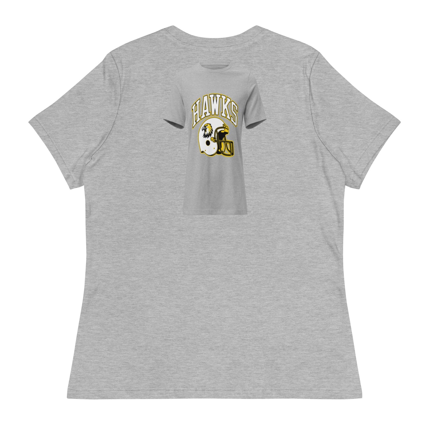 Performance | Women's Relaxed T Shirt | Cardinal Ohara Hawks | Football Helmet Logo