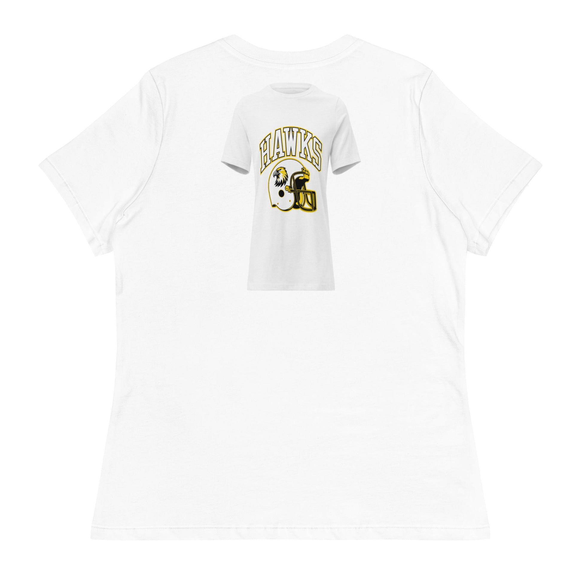 Performance | Women's Relaxed T Shirt | Cardinal Ohara Hawks | Football Helmet Logo