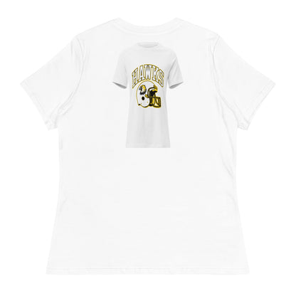Performance | Women's Relaxed T Shirt | Cardinal Ohara Hawks | Football Helmet Logo