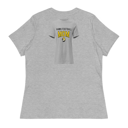 Performance | Women's Relaxed T Shirt | Cardinal Ohara Hawks | Football Mom Logo