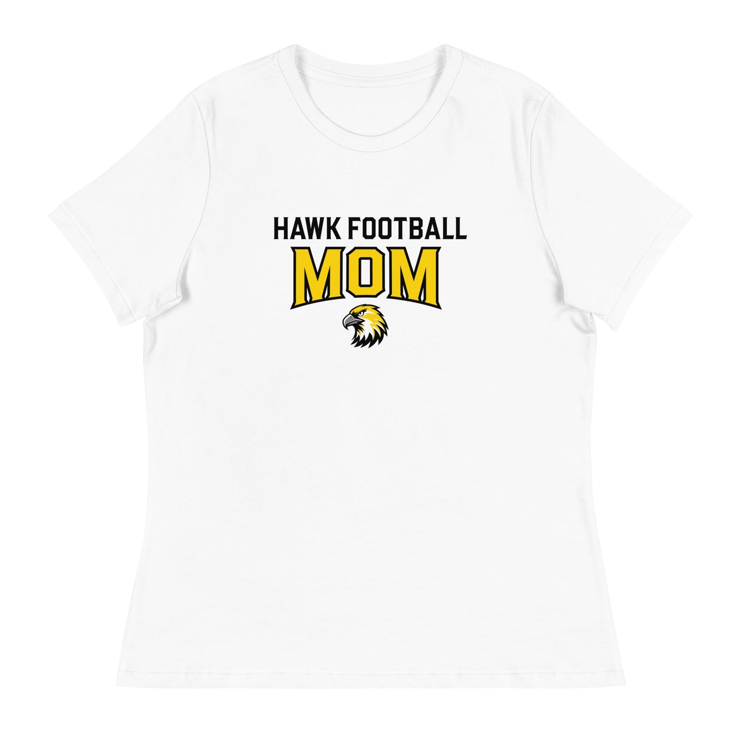 Performance | Women's Relaxed T Shirt | Cardinal Ohara Hawks | Football Mom Logo
