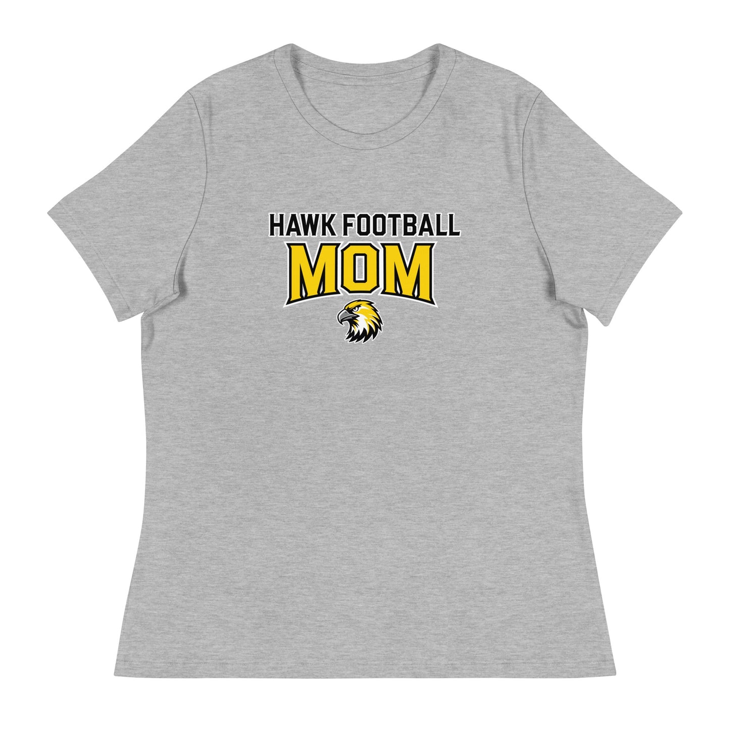 Performance | Women's Relaxed T Shirt | Cardinal Ohara Hawks | Football Mom Logo
