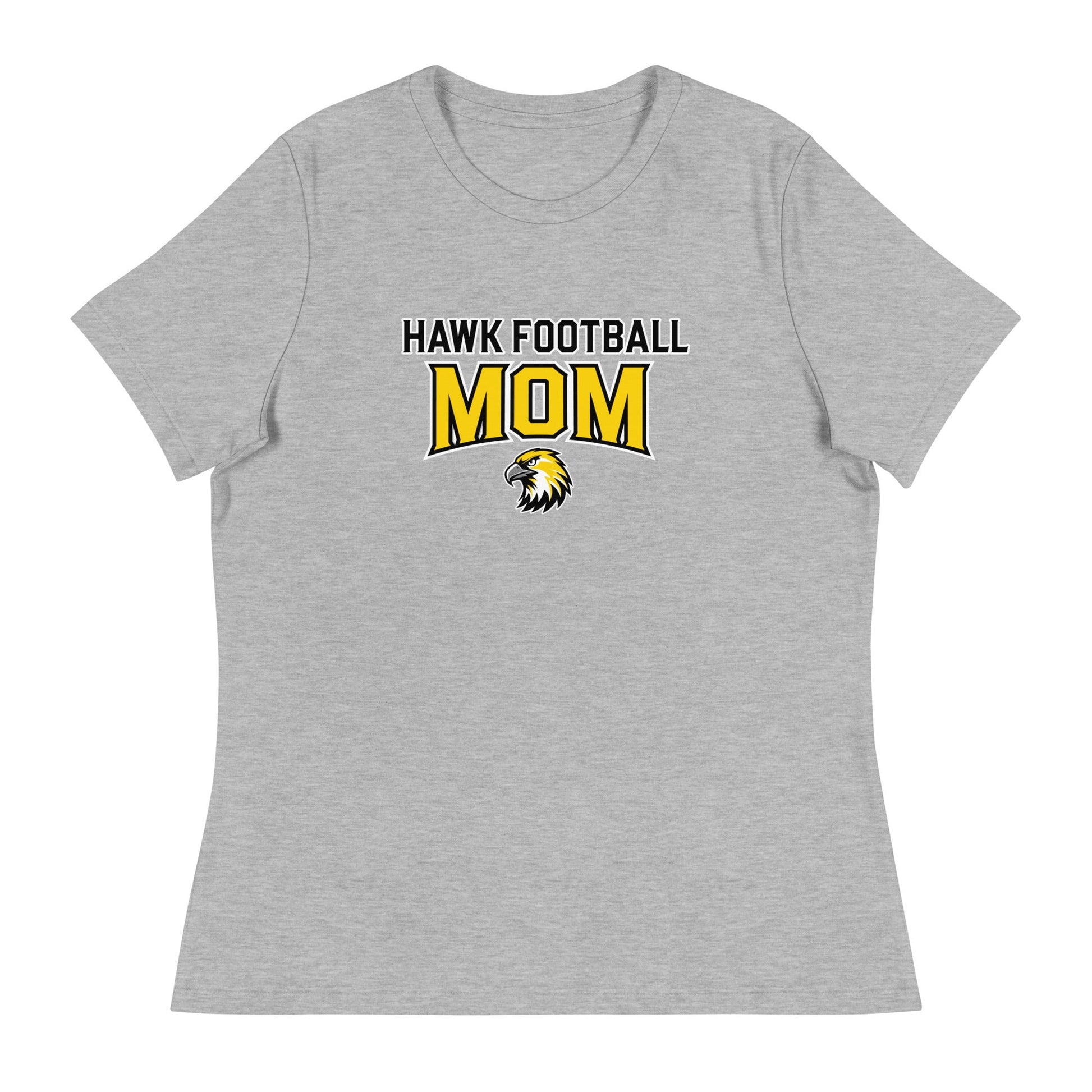 Performance | Women's Relaxed T Shirt | Cardinal Ohara Hawks | Football Mom Logo