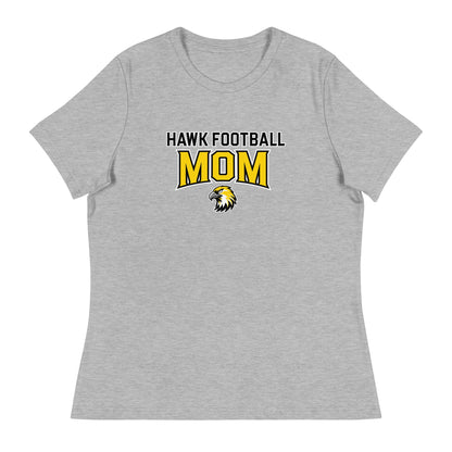 Performance | Women's Relaxed T Shirt | Cardinal Ohara Hawks | Football Mom Logo