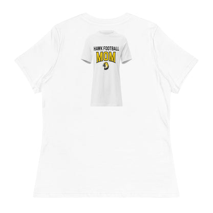 Performance | Women's Relaxed T Shirt | Cardinal Ohara Hawks | Football Mom Logo