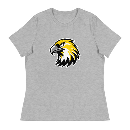 Performance | Women's Relaxed T Shirt | Cardinal Ohara Hawks | Gaze Icon Logo