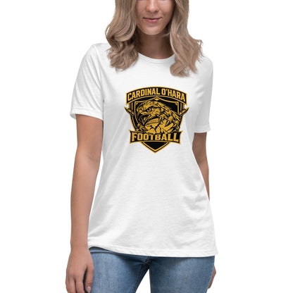 Performance | Women's Relaxed T Shirt | Cardinal Ohara Hawks | Shield Logo