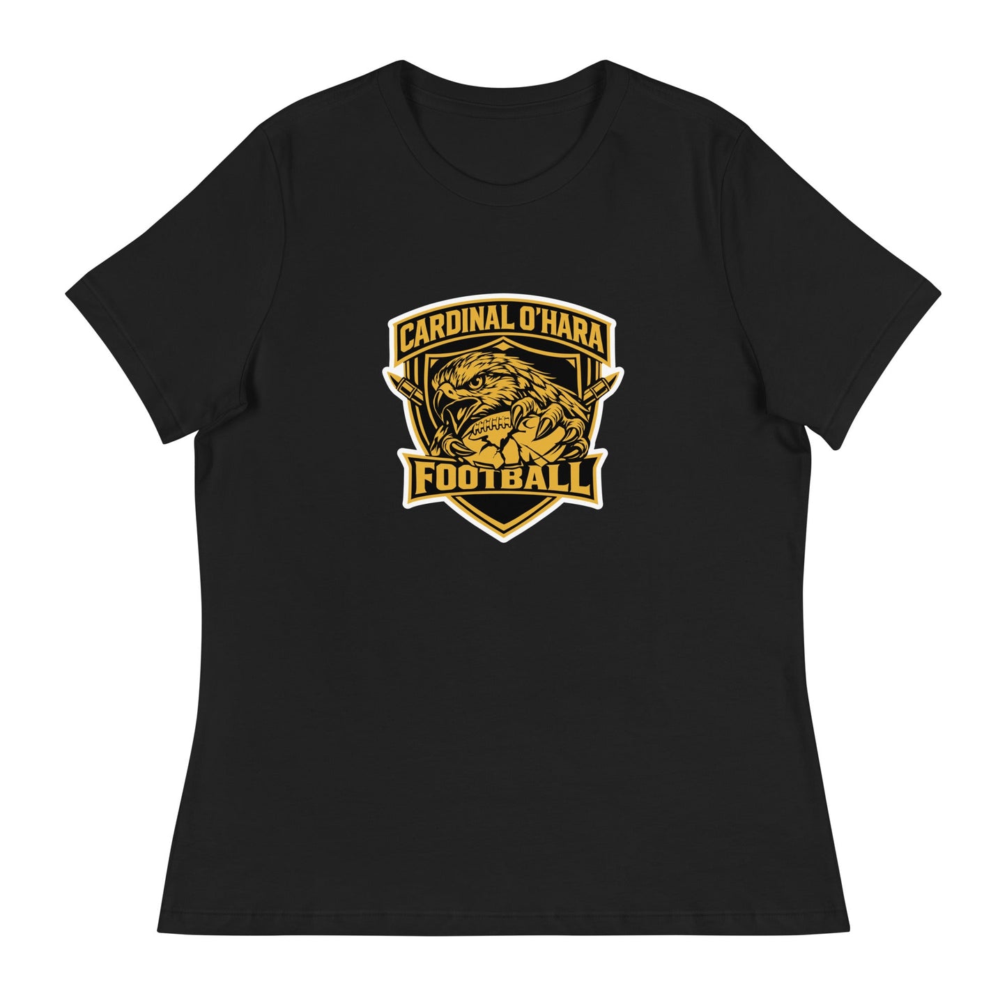 Performance | Women's Relaxed T Shirt | Cardinal Ohara Hawks | Shield Logo