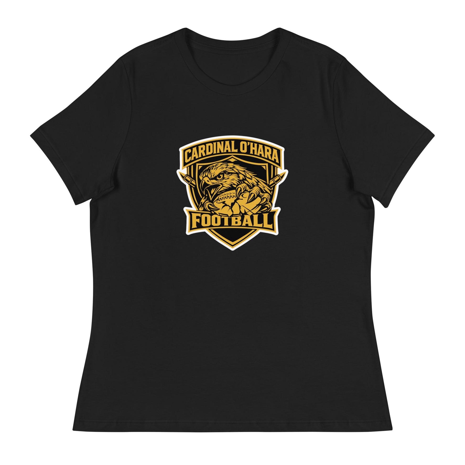 Performance | Women's Relaxed T Shirt | Cardinal Ohara Hawks | Shield Logo
