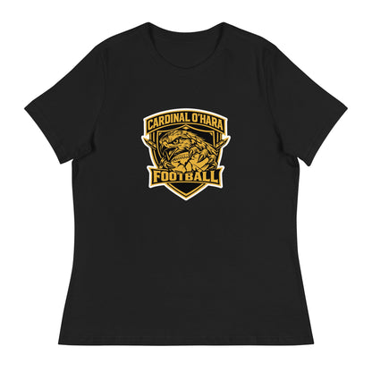 Performance | Women's Relaxed T Shirt | Cardinal Ohara Hawks | Shield Logo