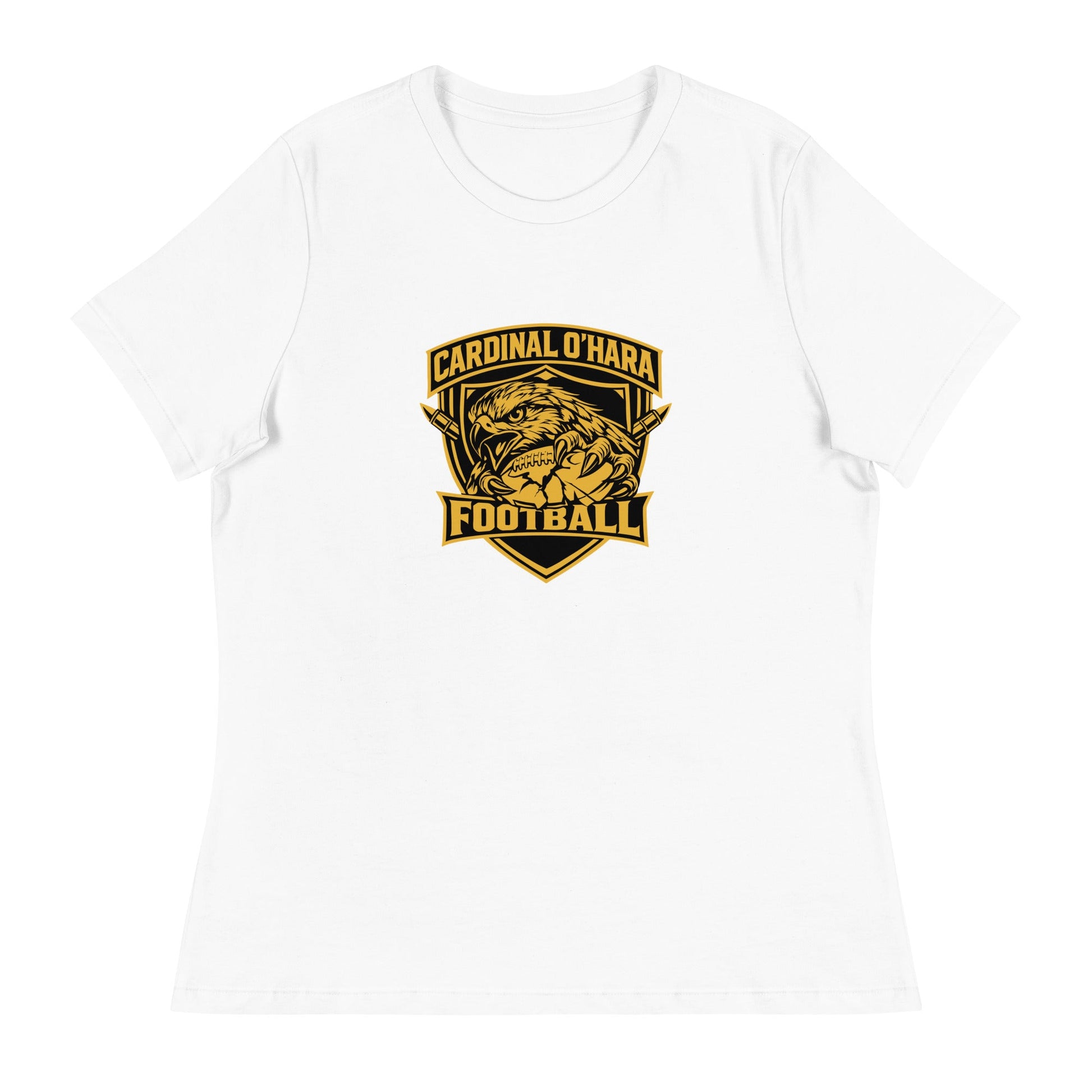Performance | Women's Relaxed T Shirt | Cardinal Ohara Hawks | Shield Logo